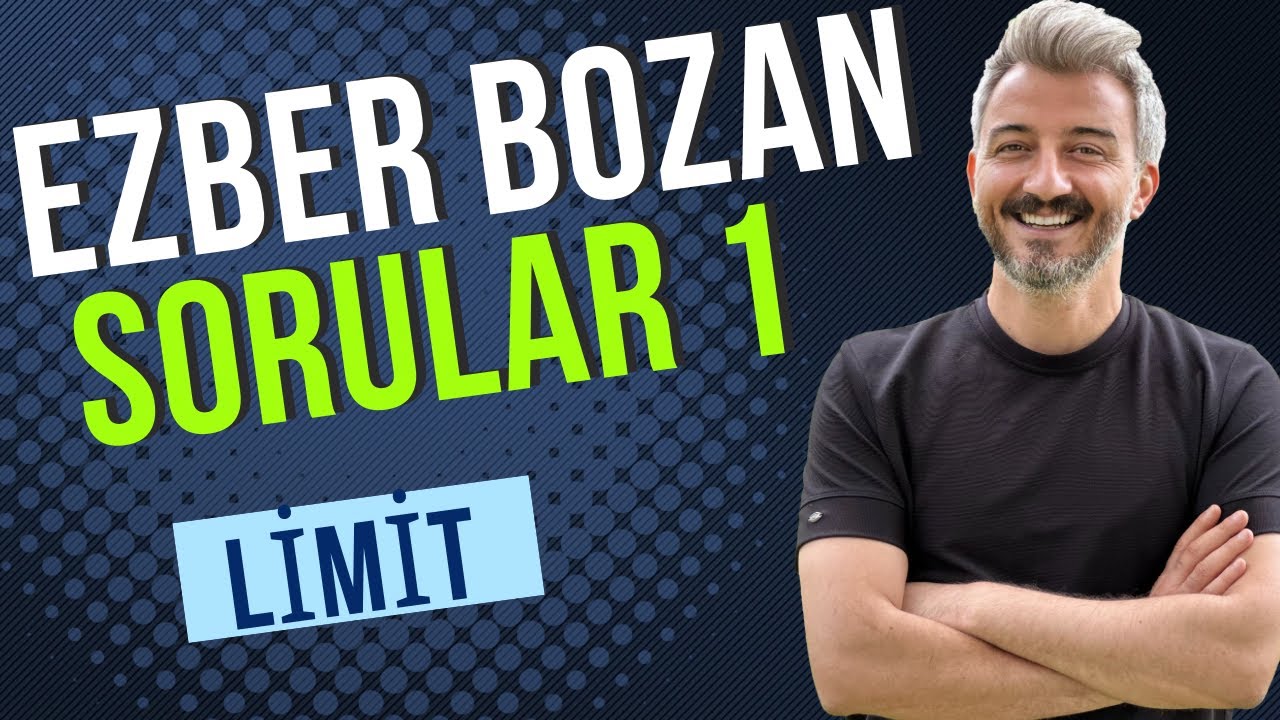 EZBER BOZAN SORULAR!  LİMİT  (0/0 Belirsizliği)  Pdf açıklama kısmında..