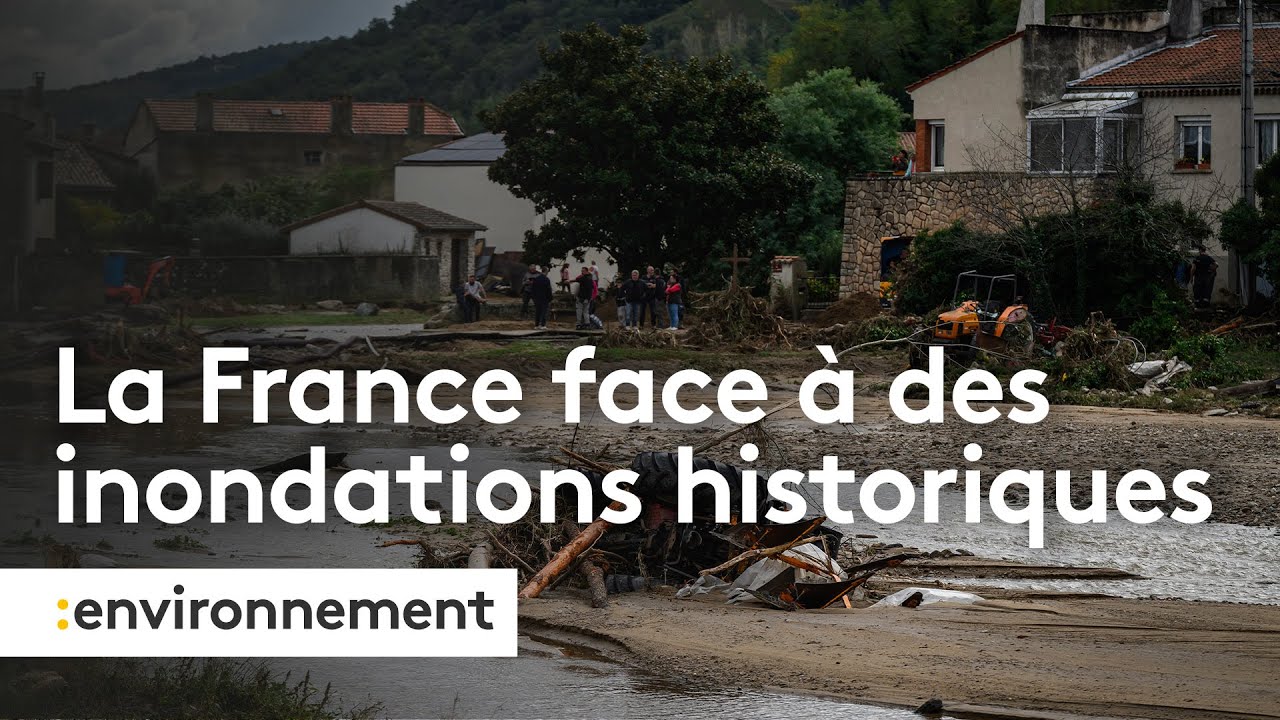 La France face à des inondations historiques
