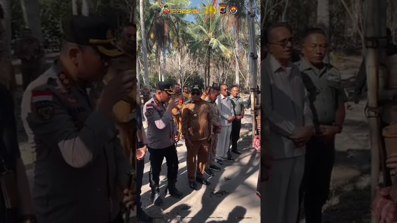 Kapolres Lembata dan Forkopimda Laksanakan Penanaman Mangrove Dalam Acara Launching Ayo Berwisata