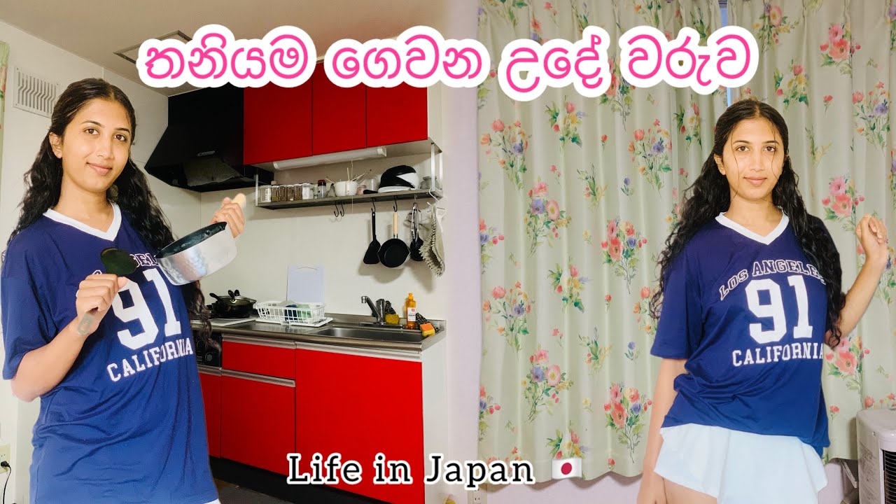තනියම ගෙවෙන උදේ වරුව | Day in life | Hubby Bole  ට රස රස කෑම හැදුවා | Life in Japan 🇯🇵