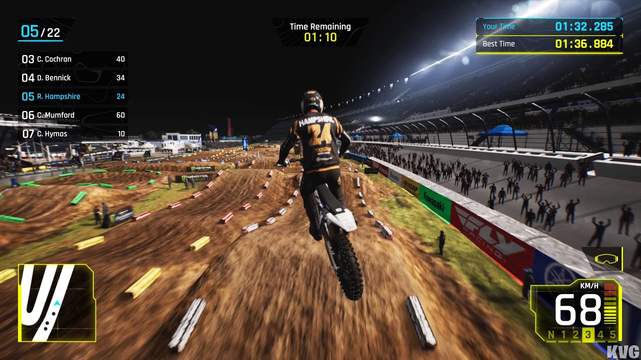 Monster Energy Supercross 25 - RJ Hampshire Gameplay (PC UHD) [4K60FPS]