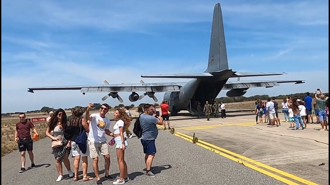 C130 Hercules flight | Voo em C130 Hercules - Beja Airshow 2023