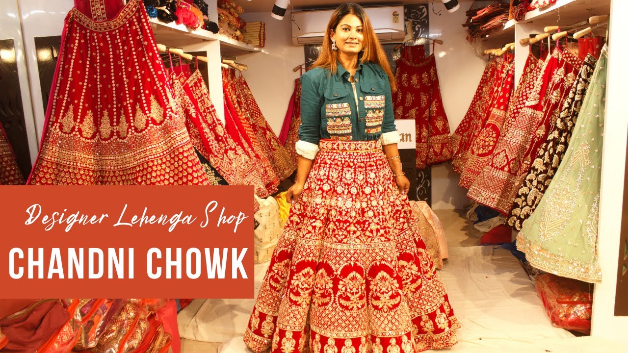Designer Lehenga Replica In Budget | Chandni Chowk Market | Delhi Shopping | DesiGirl Traveller