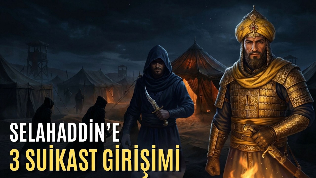 Haşhaşiler Selahaddin'e 3 Suikast Düzenledi! 🗡️ Hepsi Başarısız mı ?