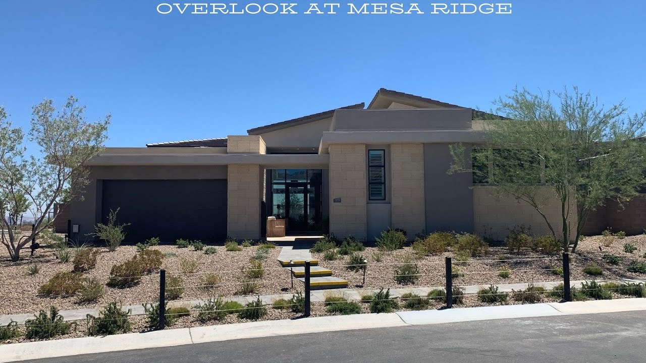 Toll Brothers Mesa Ridge | New Homes For Sale Las Vegas | Sandstone Mid-Century | Home Tour $905,995