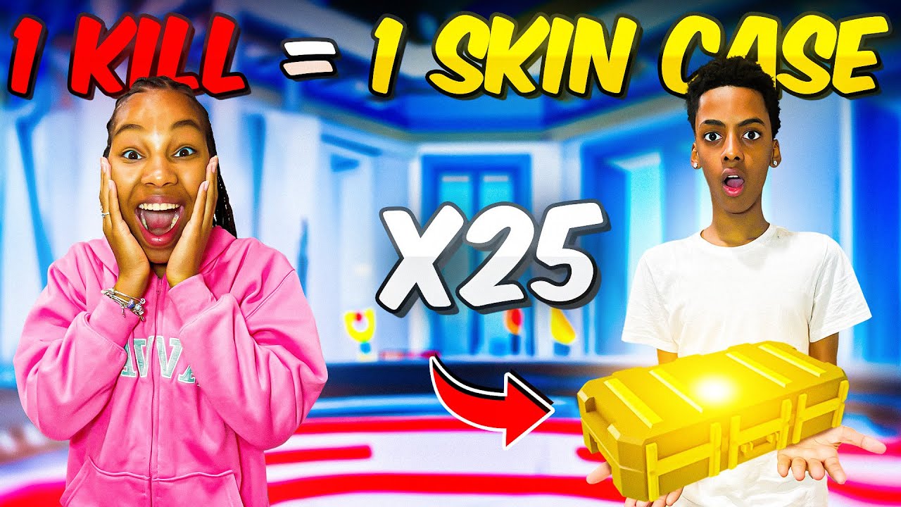 1 KILL = 1 SKIN CASE IN ROBLOX RIVALS!