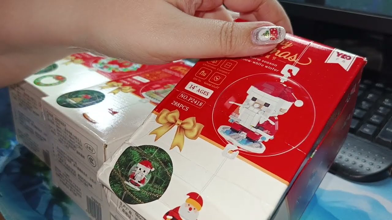 Распаковка 124 новогодние шары