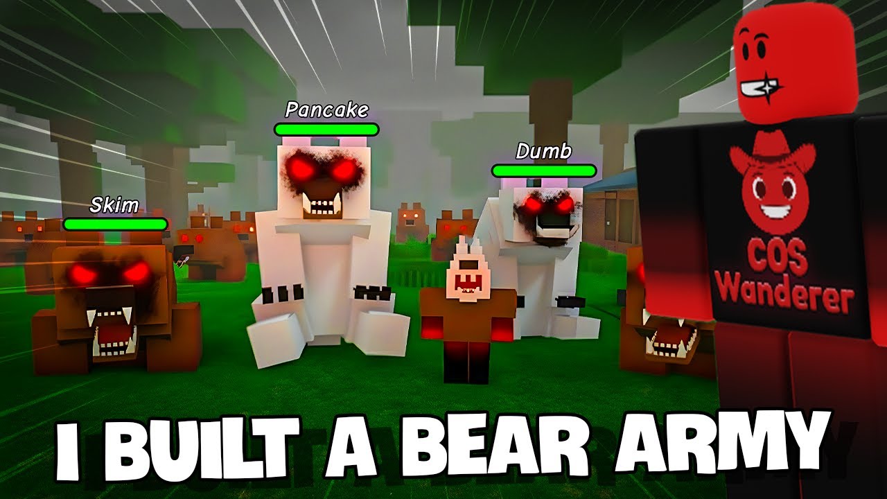 I Built a BEAR ARMY… It’s UNSTOPPABLE!! | 99 Nights in a Forest