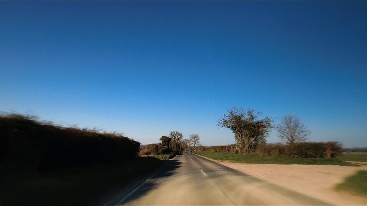 4K | Driving to Sutton Scotney