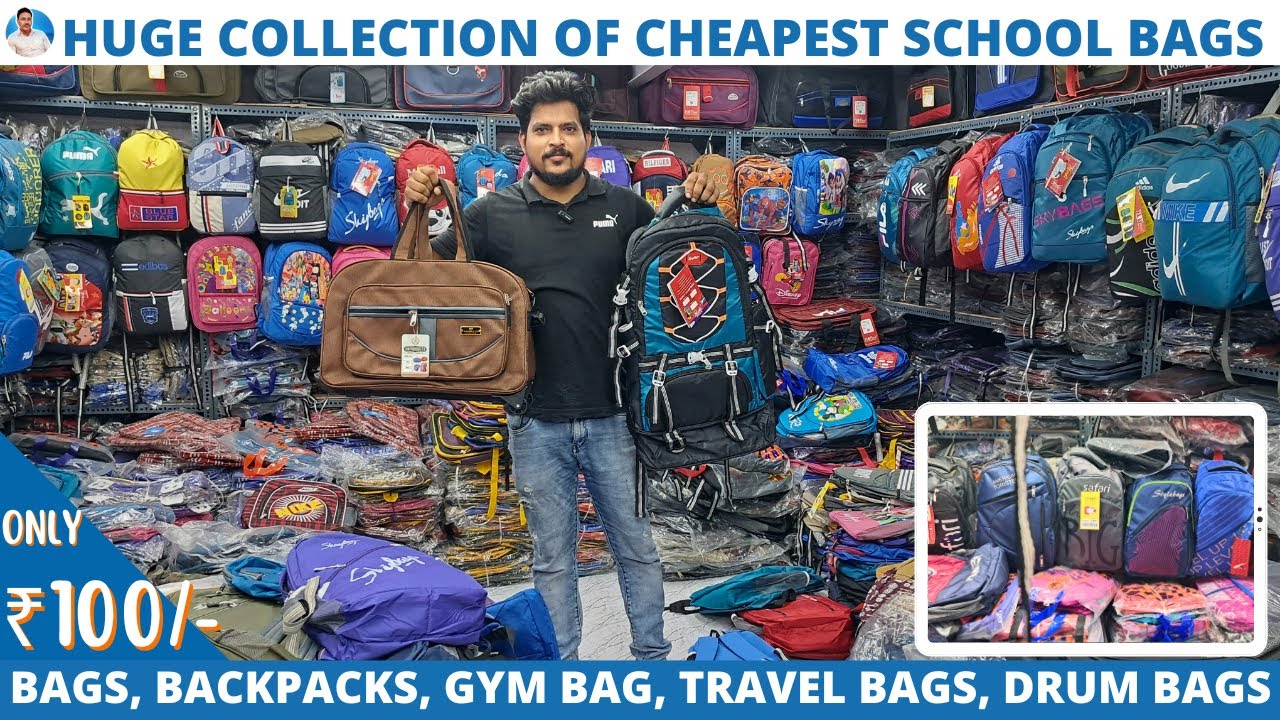 Cheapest Bags, Backpacks, Gym Bag, Travel Bag Wholesaler in Kolkata | Huge Collection 😍
