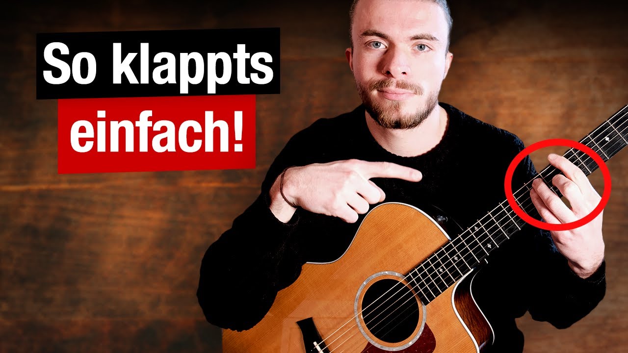 Barré-Akkorde spielen