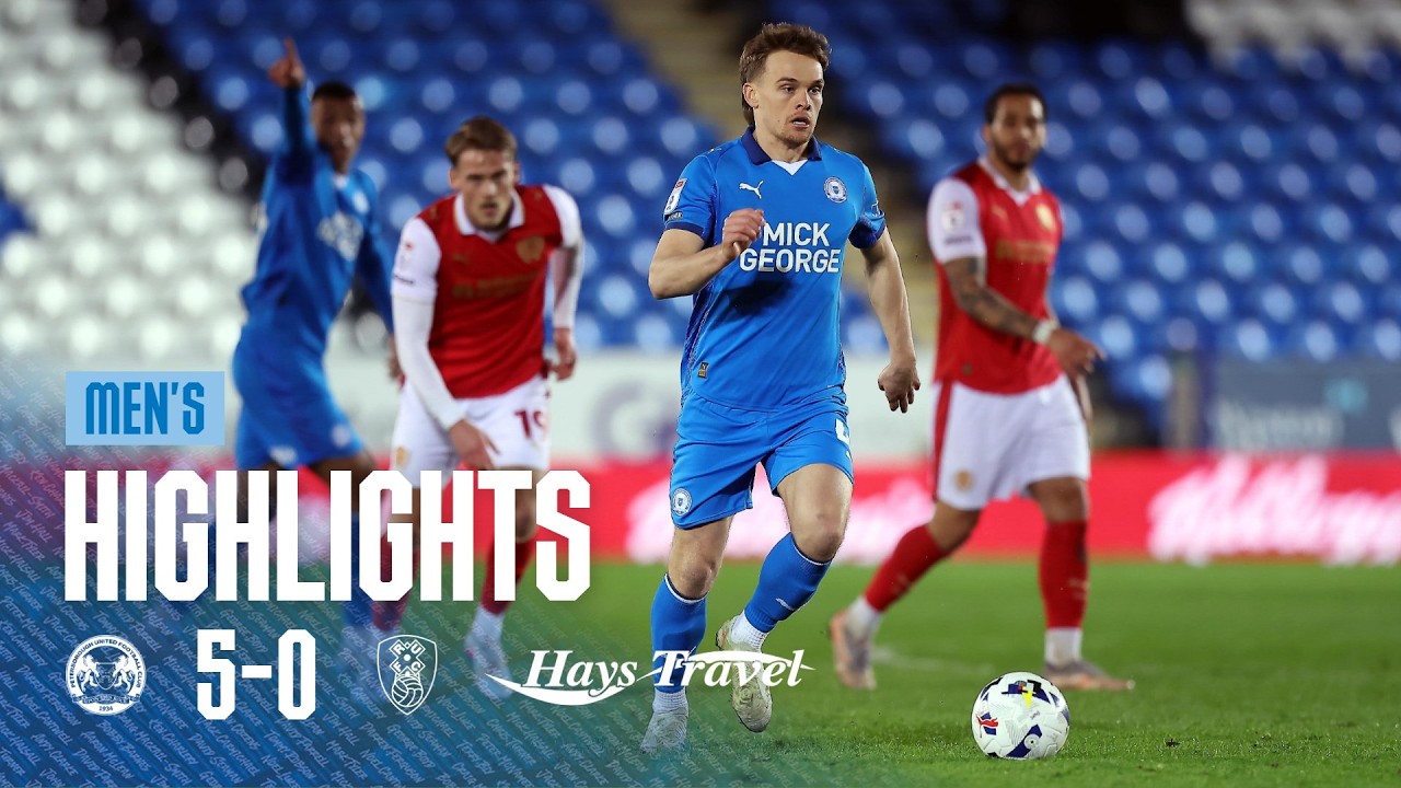 Highlights - Peterborough United 5-0 Rotherham United