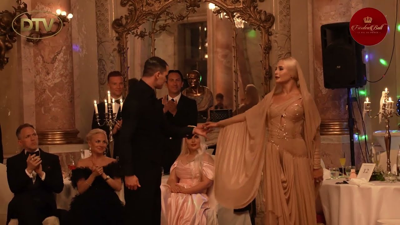 Dusan Dragovic & Valeria Agikyan Slow Foxtrot at Le Bal Du Prince