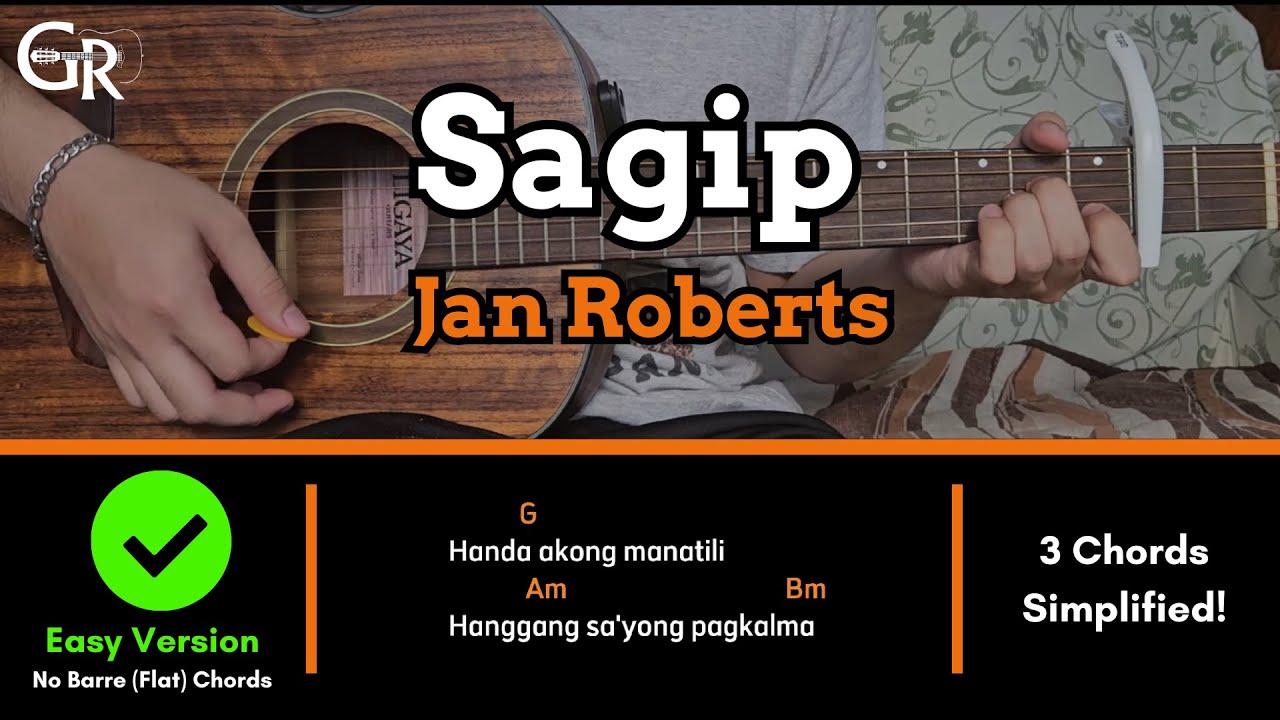 Sagip - Jan Roberts | EASY! Guitar Tutorial (CHORDS, STRUMMING PATTERN & LYRICS)