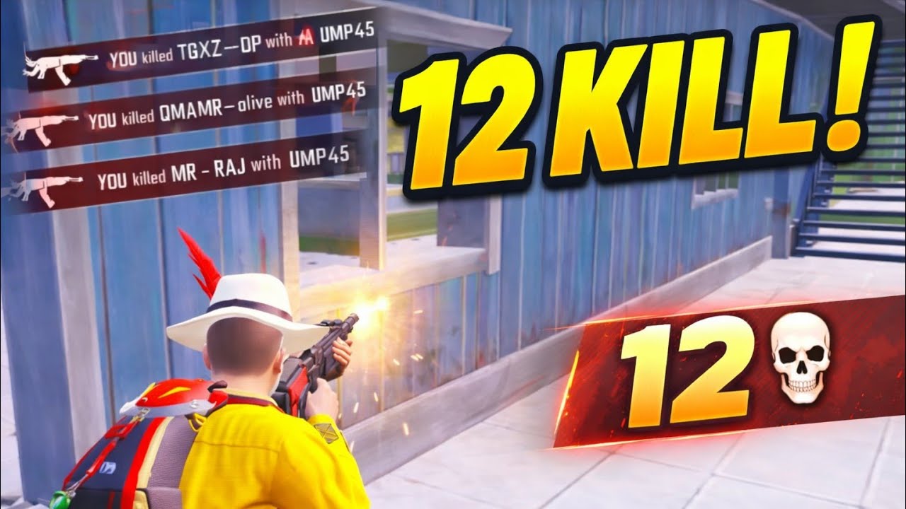 12 Kills OP Gameplay 😱 | BGMI Full Rush | Qamar is Live