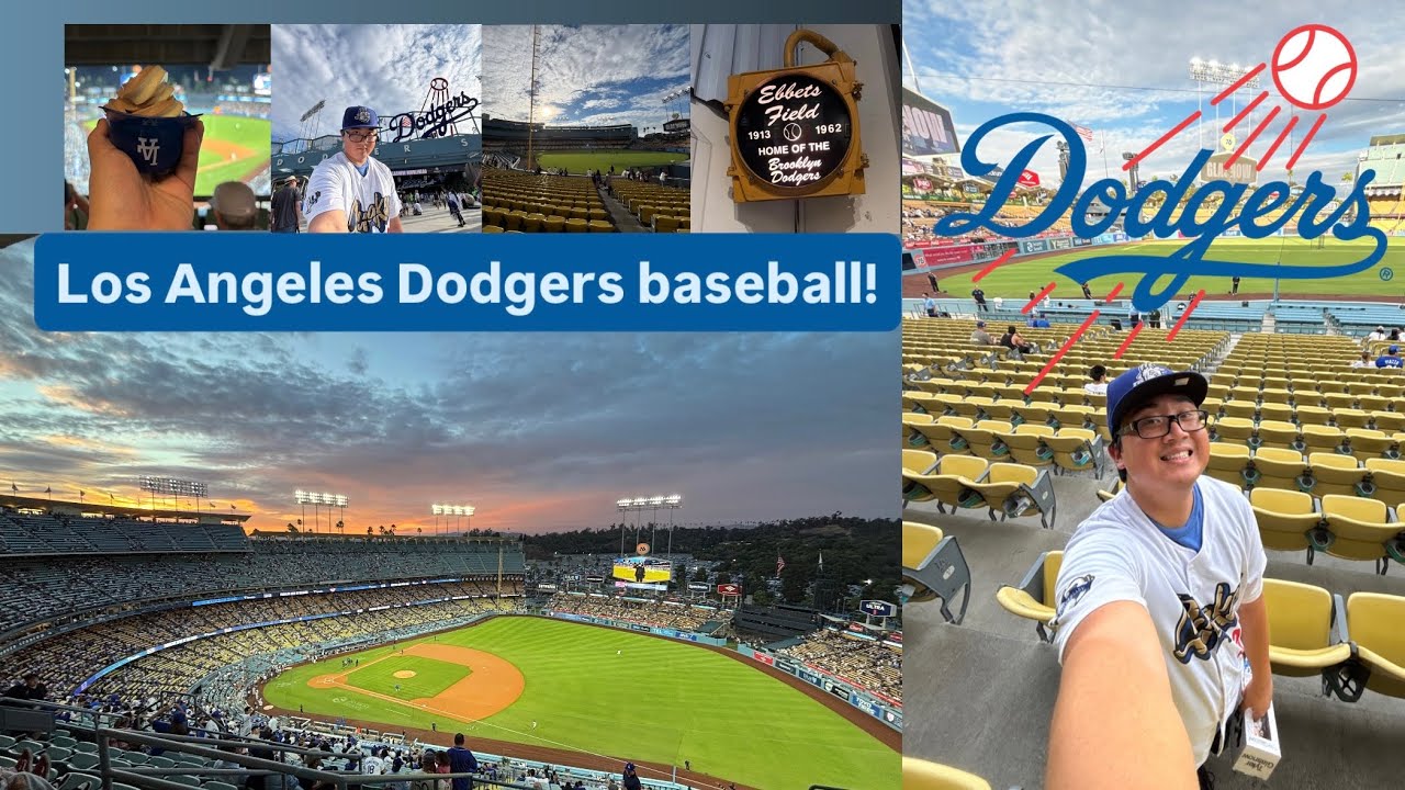 Khayle watches Los Angeles Dodgers baseball!