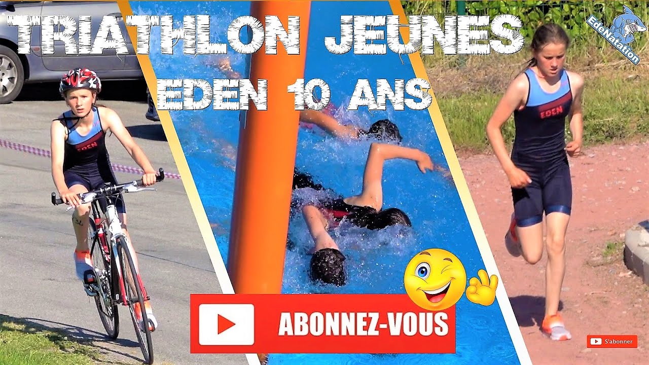Triathlon jeunes de la Gacilly, EDEN Natation, organisé par le CLUB DES NAGEURS DU PAYS DE REDON