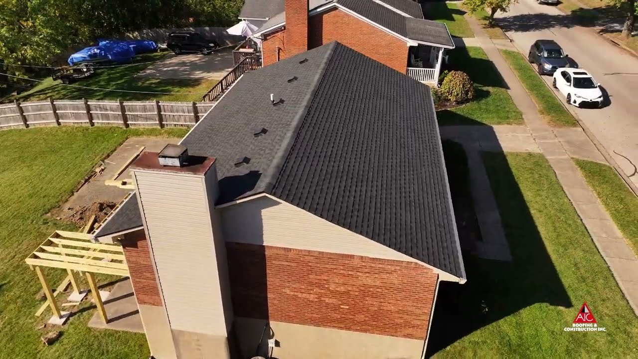 Stunning Roof Transformation with GAF Timberline Charcoal Shingles | AIC Roofing & Construction