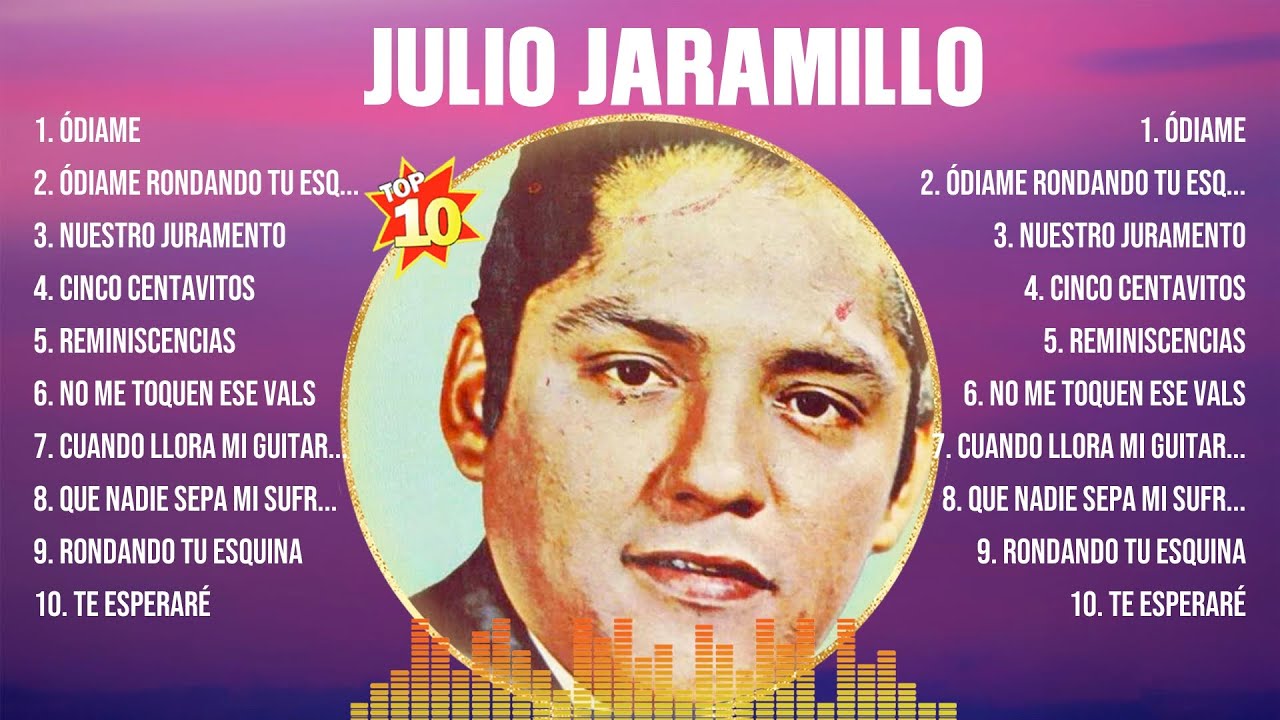 Julio Jaramillo Grandes Exitos - 10 Canciones Mas Escuchadas