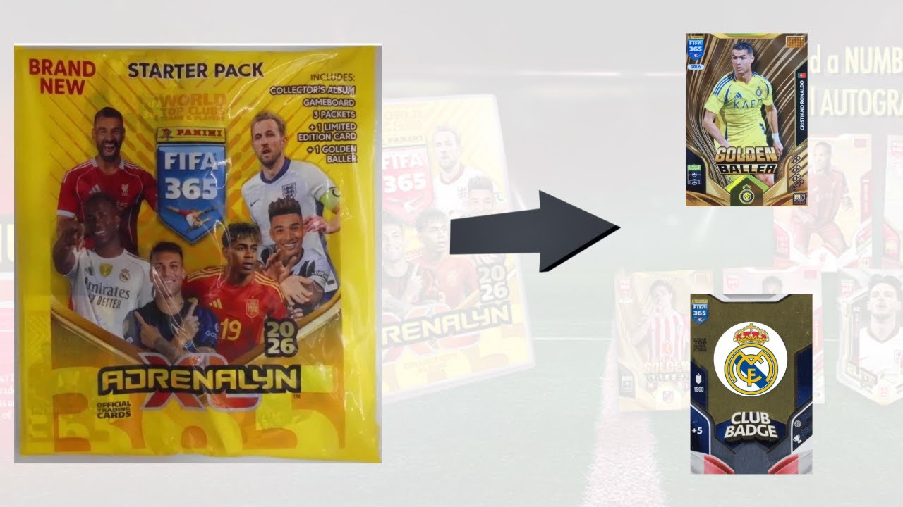 Panini FIFA 365 26 Adrenalyn XL Starter Pack Opening  Limited Edition Cards + Booster Packs Unboxing