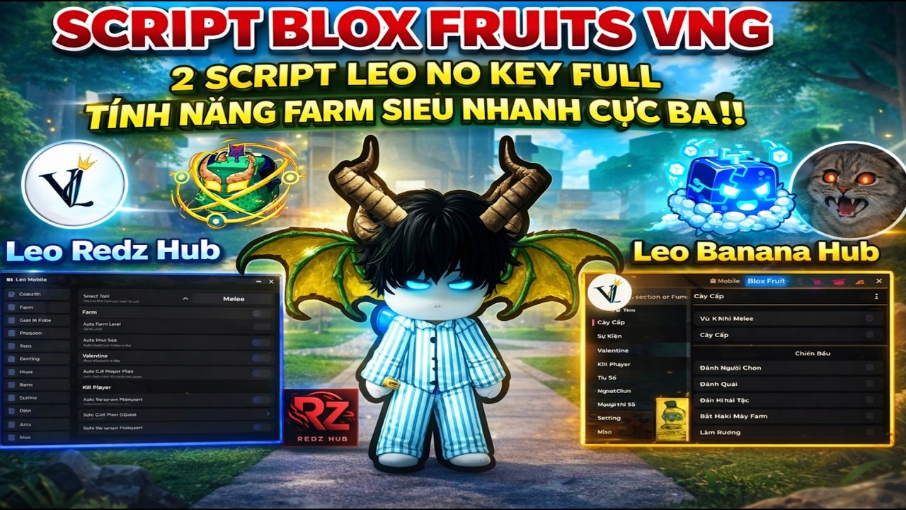 Cách Hack Blox Fruits 2 Script LEO Full Tính Năng Farm Siêu Nhanh Miễn Phí No Key !!