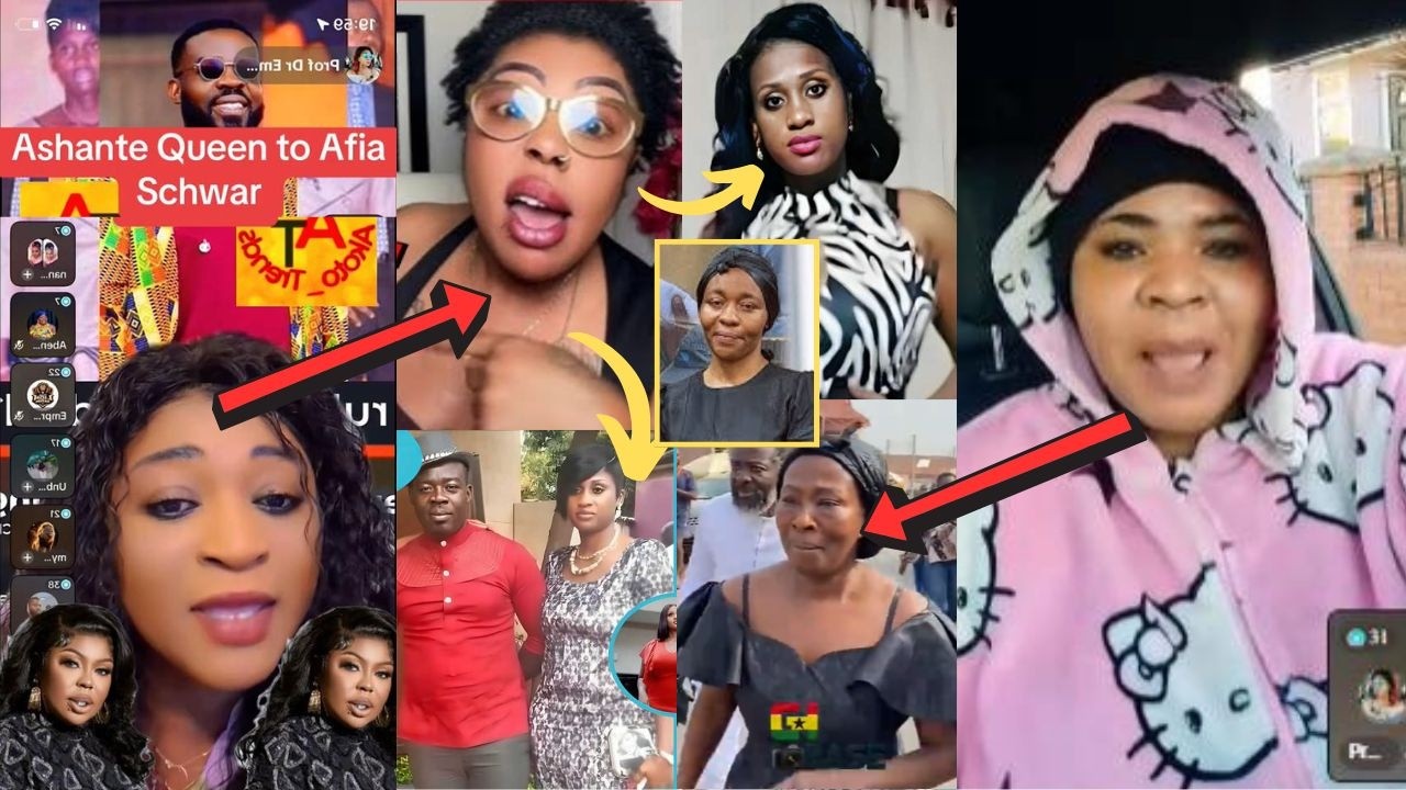 Asu-Kwasia baa! Legal wives attāck &Fires Afia schwar as Akosua S. injustice affects Ghanaians women