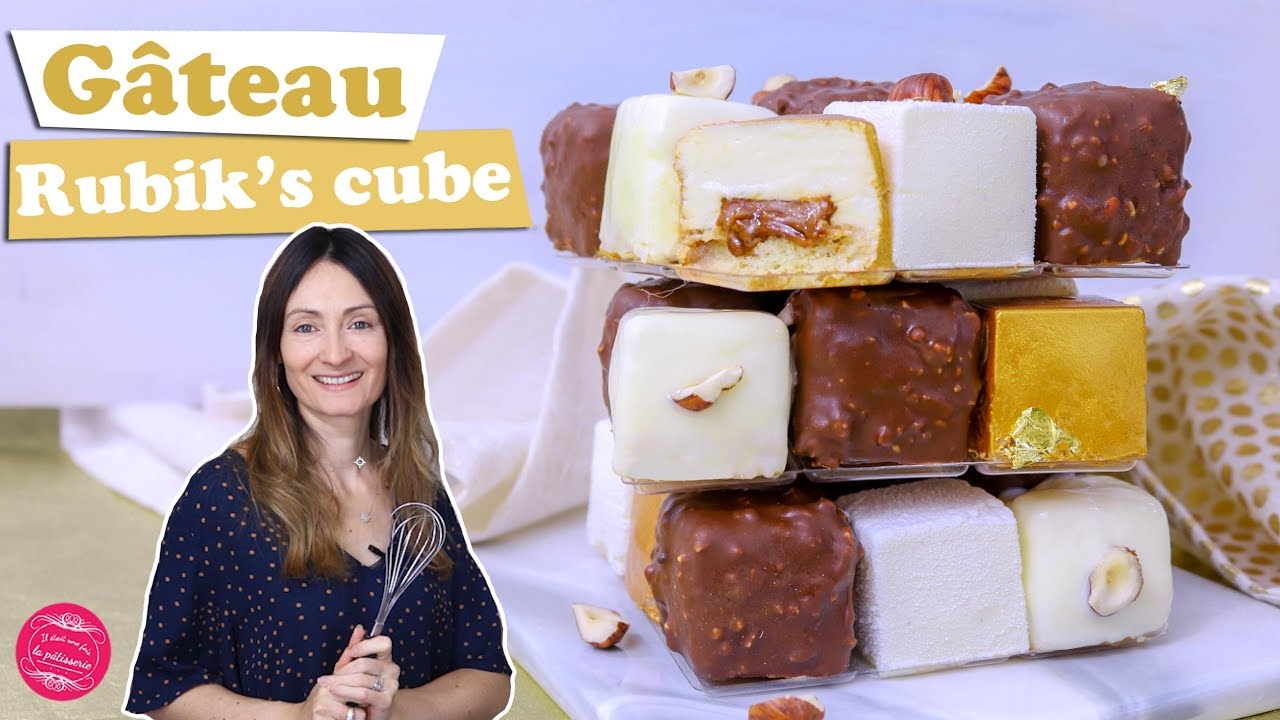 🔶 GATEAU RUBIK'S CUBE PRALINÉ CITRON 🔶