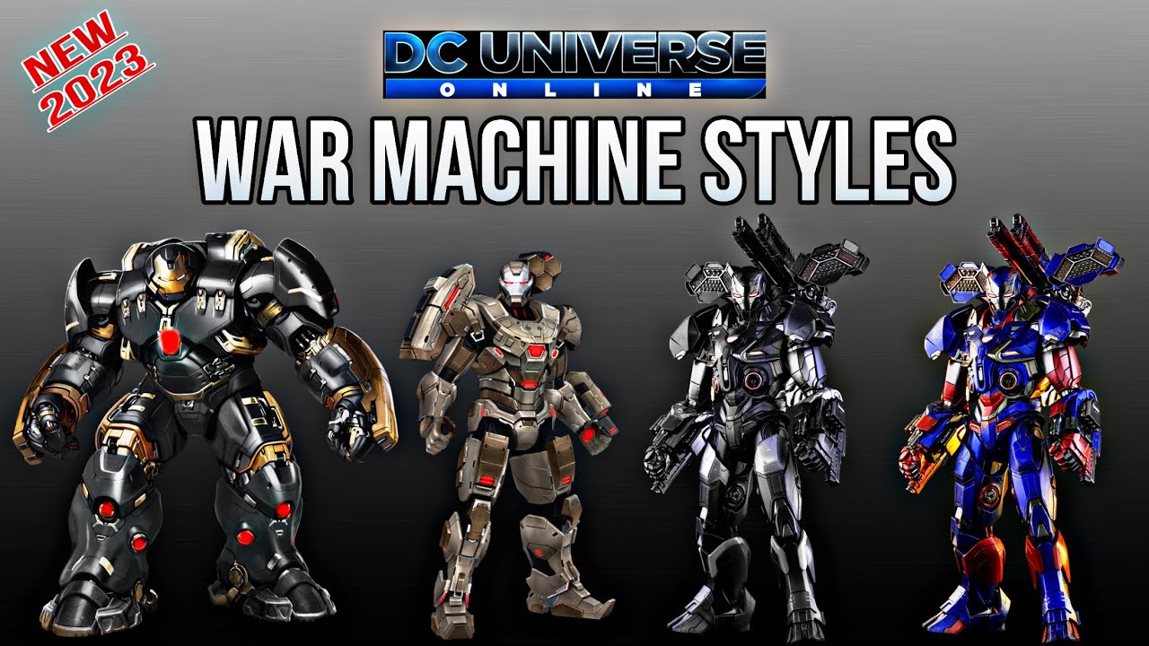 DCUO War Machine styles 2023
