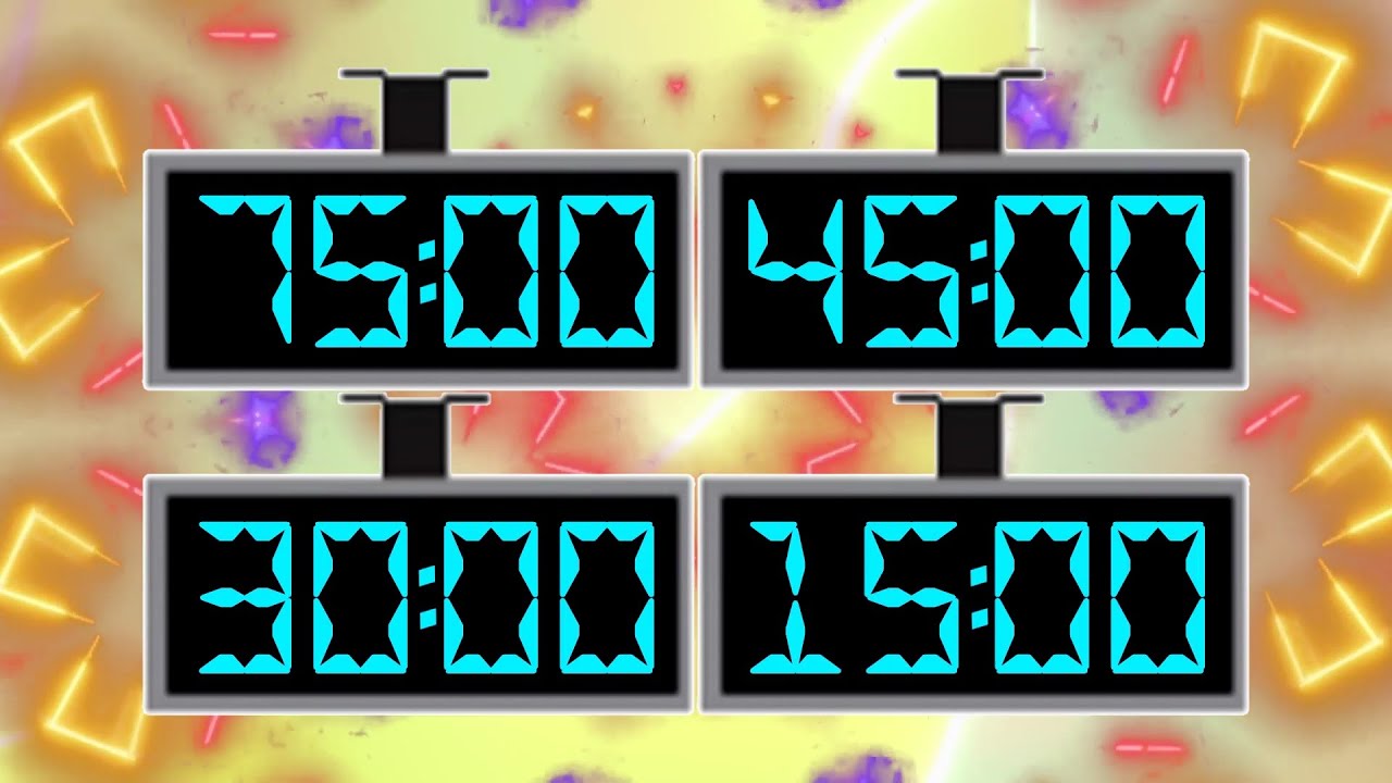 BCG 15 Minutes Countdown (1h15,45,30,15 Min Simulator) Remix WarioWare Smooth Moves Serious Battle