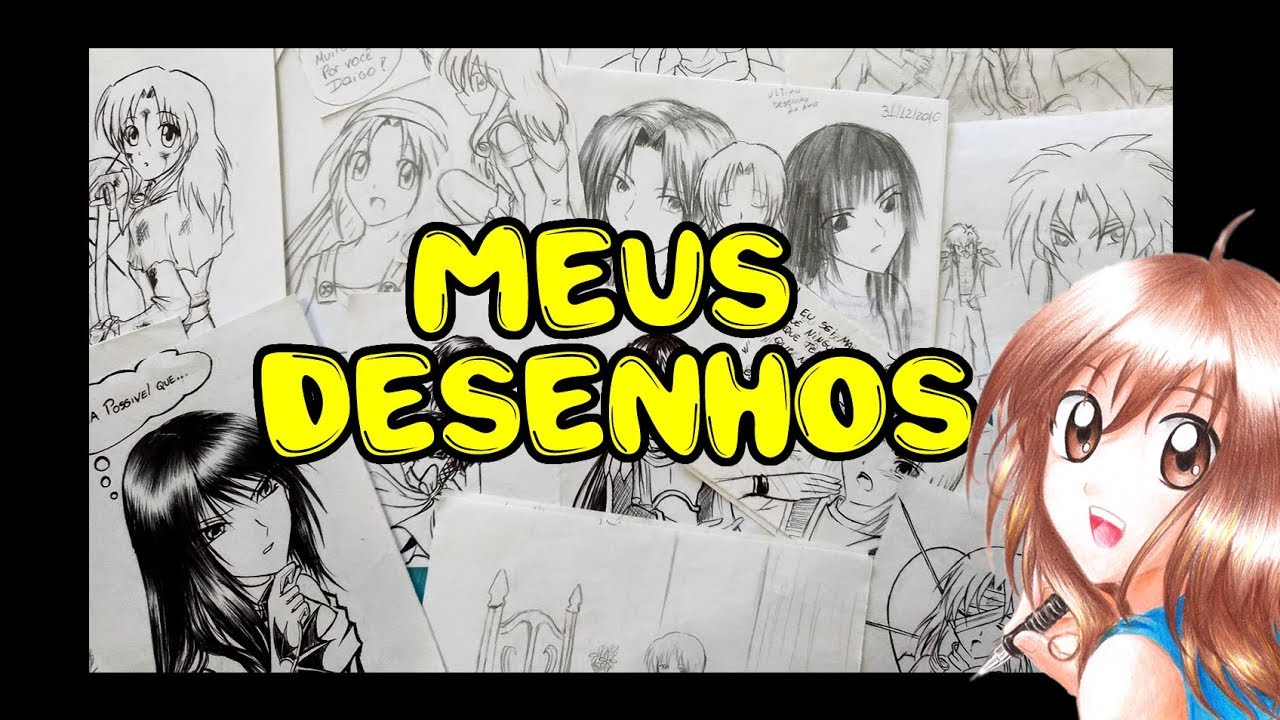 MEUS DESENHOS ANTIGOS + PERSONANGENS DO MEU MANGÁ