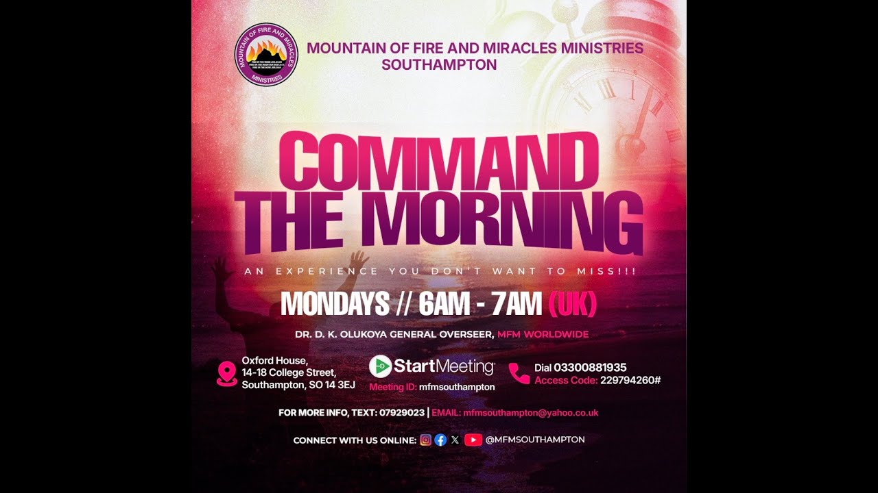MFM Southampton - Command the Morning - 26-01-2026