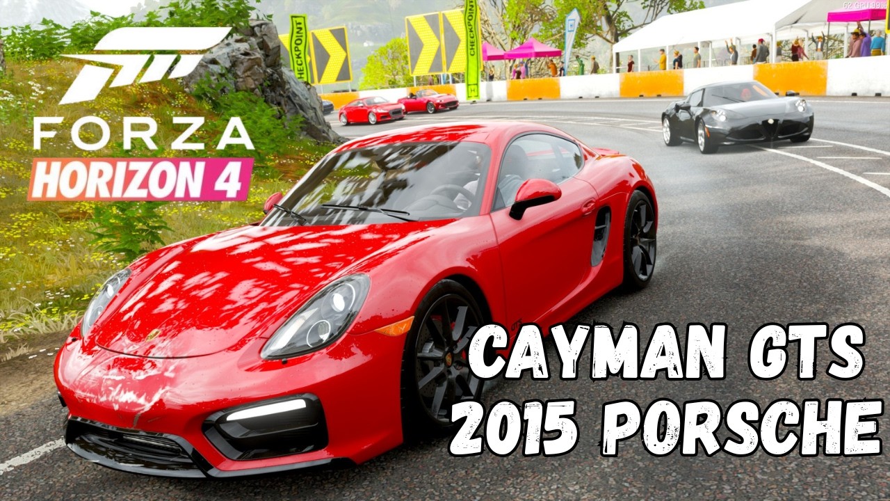 Cayman GTS   2015 Porsche  -  Forza Horizon 4  -  No Commentary