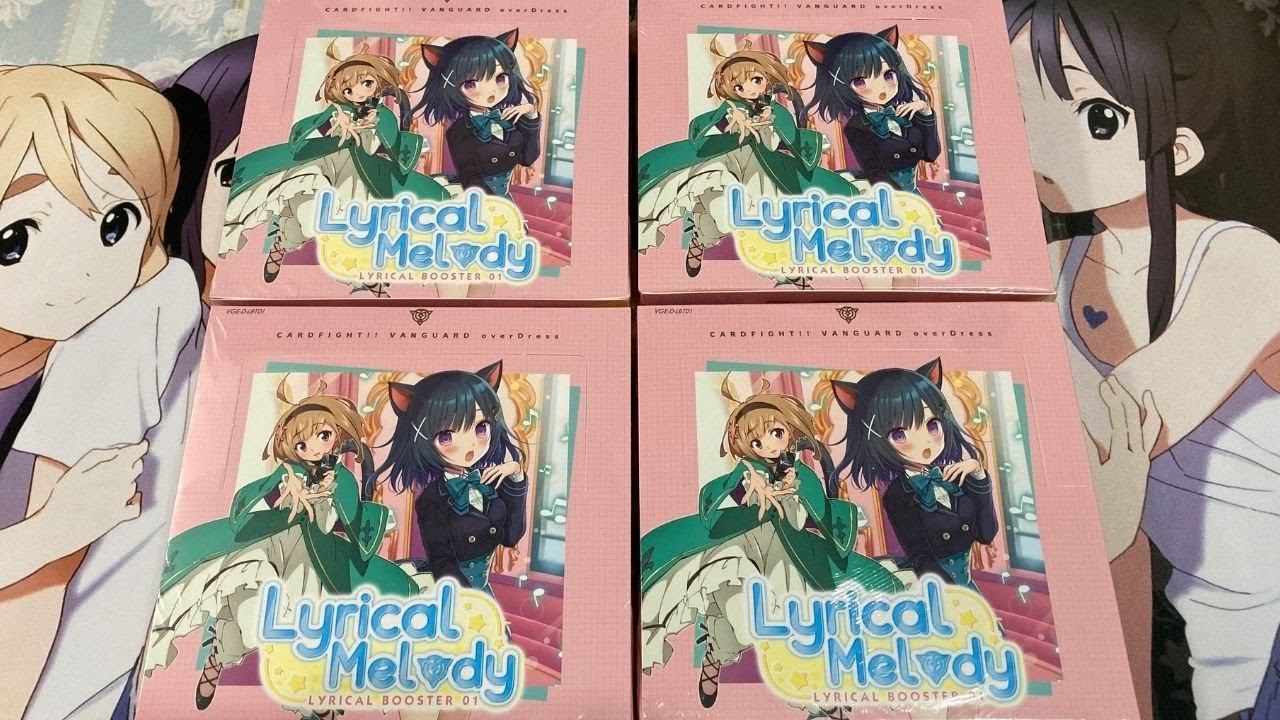 Opening Four Cardfight Vanguard Lyrical Melody Booster Boxes