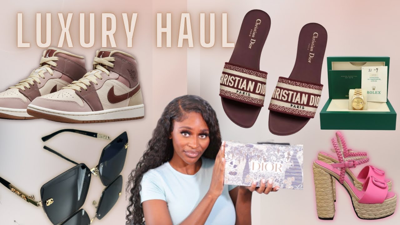 LUXURY HAUL | How To Look Expensive On A Budget | Designer Shoes, Bags & More | FT. Arabella Hair