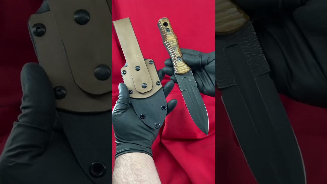 Fazendo uma adaga tática com bainha em kydex