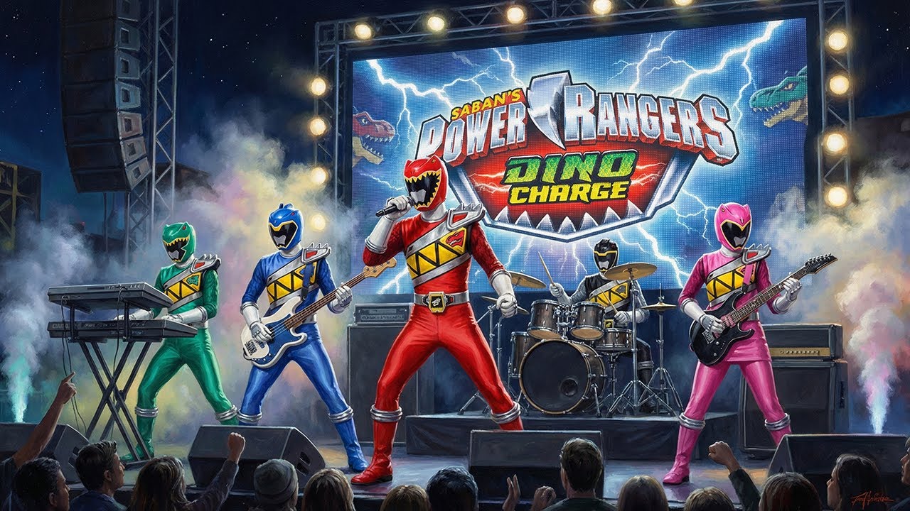 POWER RANGERS Dino Charge Theme Song - Rock Cover - Punk Style Soundtrack