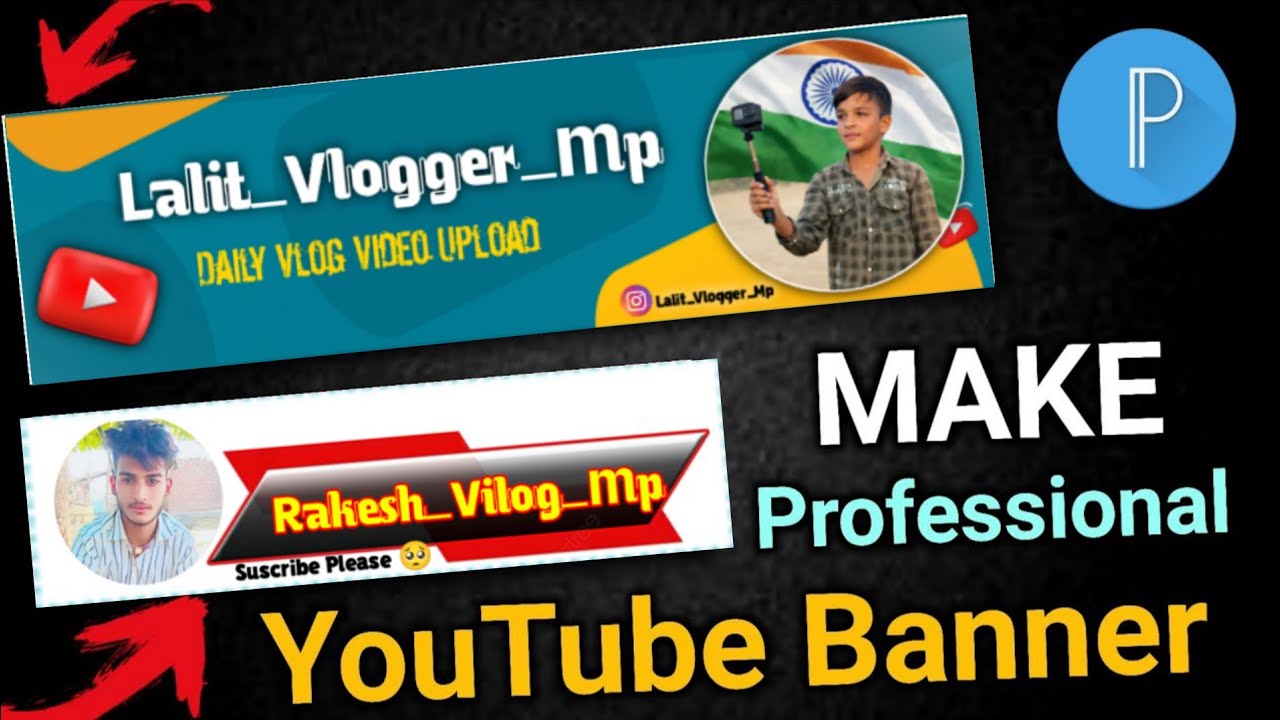 How To Make A Youtube Channel Banner 2026 || YouTube channel Kaise Banate Hai 2 Minute Me Phone Se 