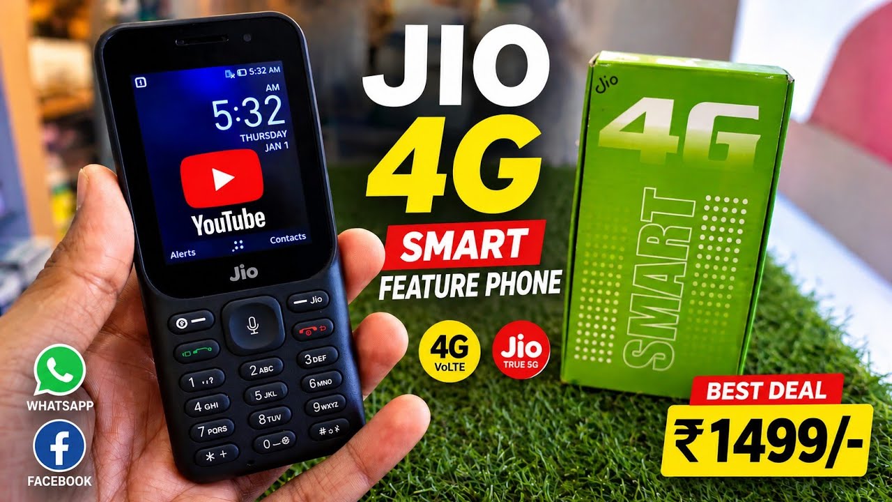 Best Jio 4G Keypad Phone 🔥 YouTube + WhatsApp + Facebook | Full Review in Hindi