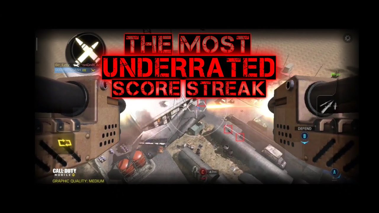 Most underrated score streak in COD mobile. Vtol aircraft.