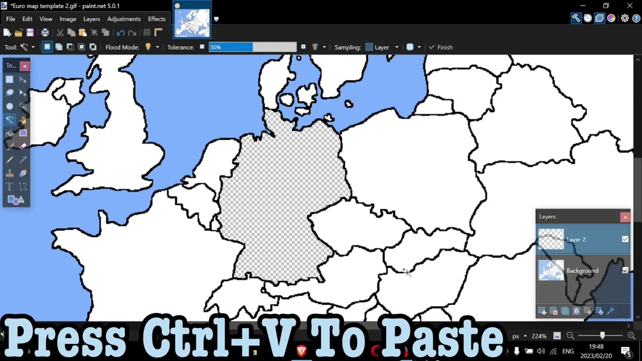 How to Create a Flag Map Using Paint.Net