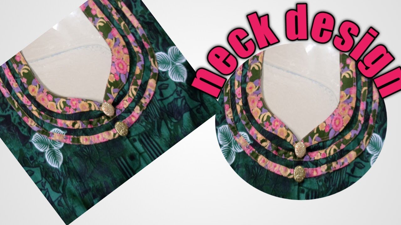 Nighty neck design//kurti neck design