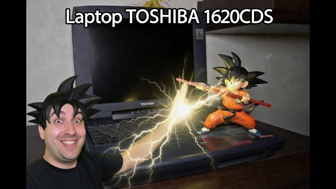 Toshiba 1620 CDS - RETRO Laptop z niezłym CPU - średnią kartą graficzną i matrycą...