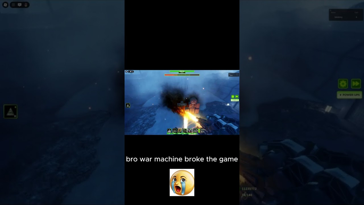 bro war machine broke the game real #short #tdx #warmachine #memes #gaming