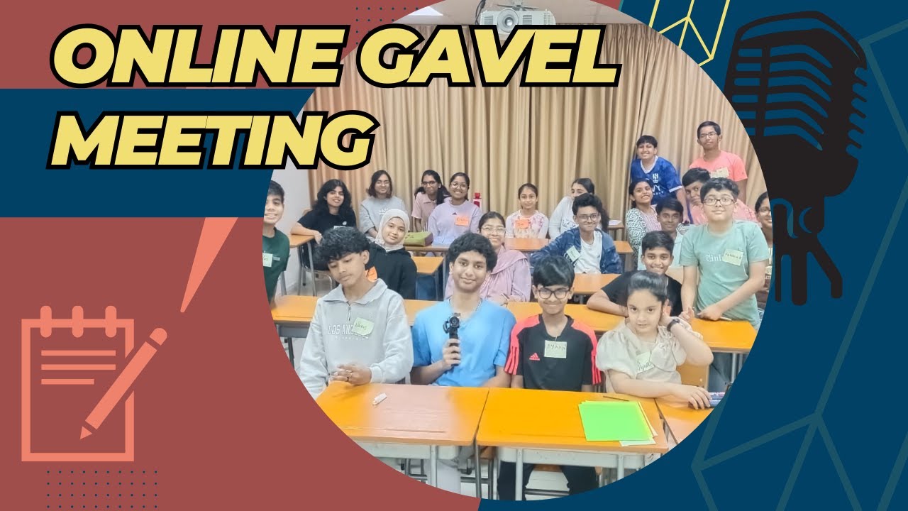 Online Gavel Meeting : Dont miss the last speech and Table topics
