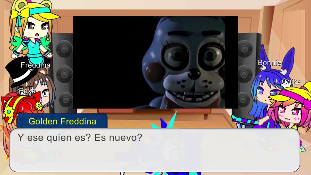 Si los personajes de FNIA 1 y mi OC reaccionara al 