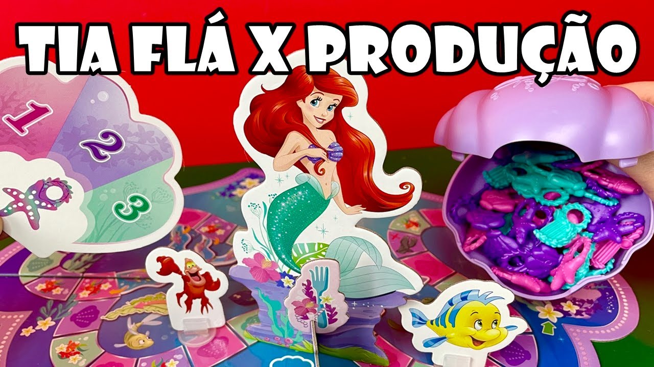 Procurando As JÓIAS Da SEREIA ARIEL Tia Flá X Produção