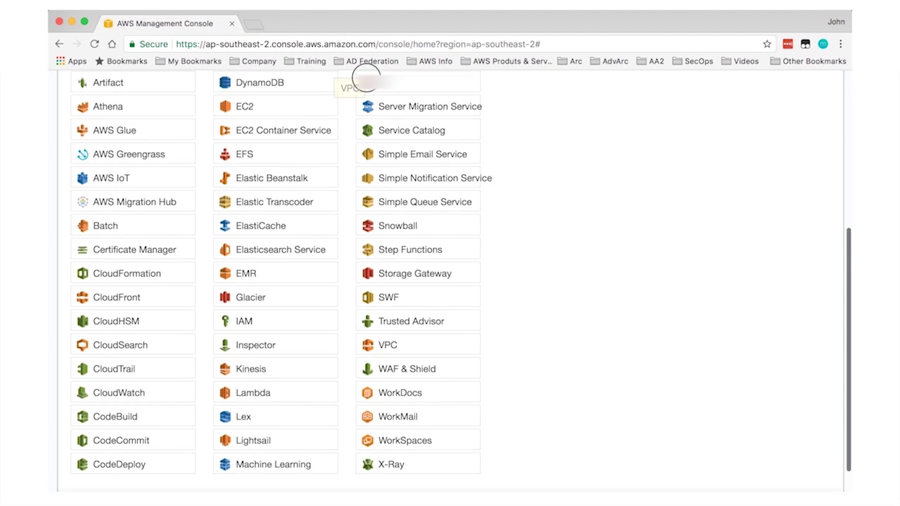 AWSome Day Online Conference   Module 1  AWS Management Console Demo