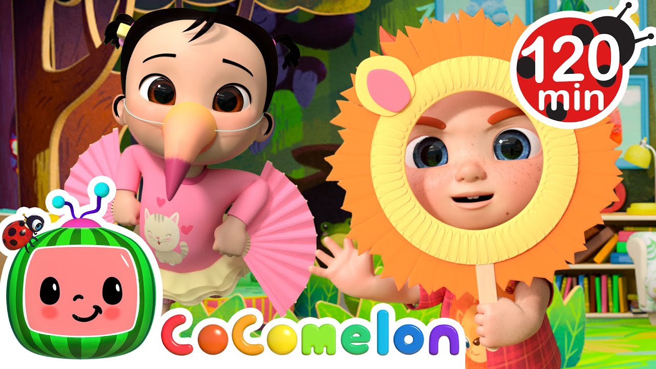 Fun Animal Dress Up Play! 🦁 | CoComelon Nursery Rhymes and Kids Songs | Animals for Kids