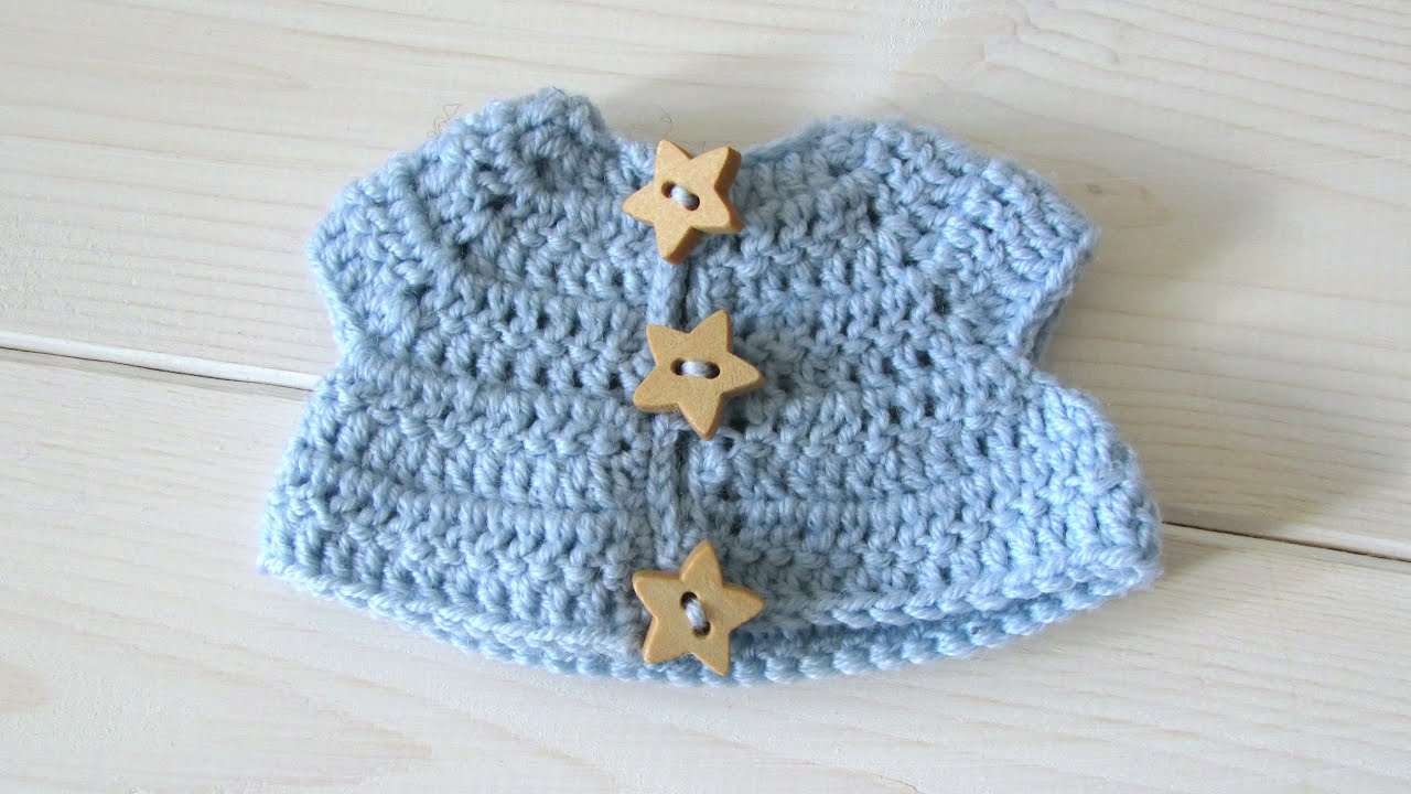 How to crochet an animal / doll jacket - Wooly Wonders Crochet Animals
