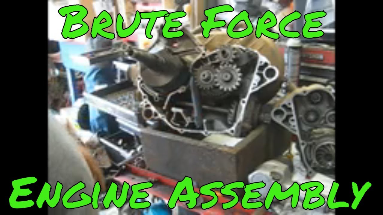 Kawasaki Brute force motor reassembly